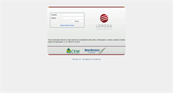 Desktop Screenshot of homebroker.lerosa.com.br